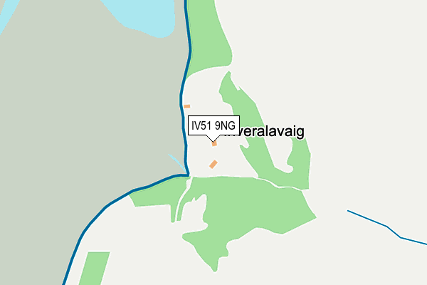 IV51 9NG map - OS OpenMap – Local (Ordnance Survey)