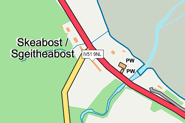 IV51 9NL map - OS OpenMap – Local (Ordnance Survey)