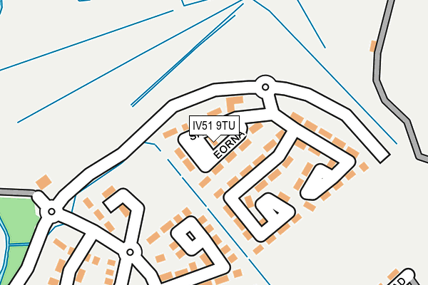 IV51 9TU map - OS OpenMap – Local (Ordnance Survey)