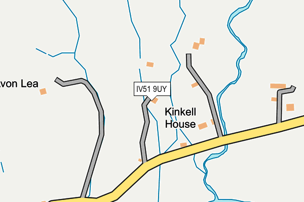 IV51 9UY map - OS OpenMap – Local (Ordnance Survey)