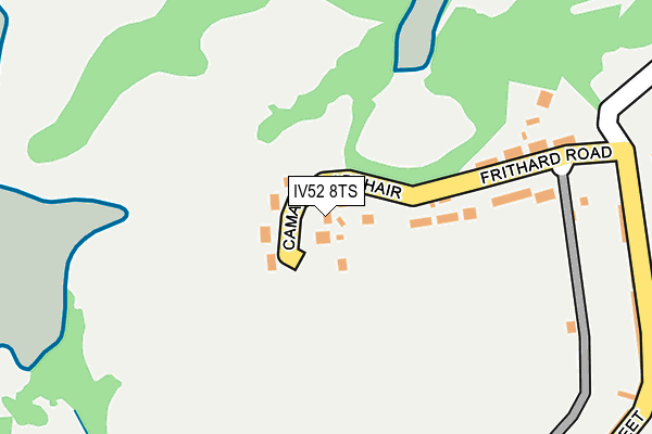 IV52 8TS map - OS OpenMap – Local (Ordnance Survey)