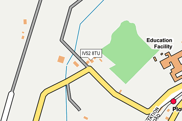 IV52 8TU map - OS OpenMap – Local (Ordnance Survey)