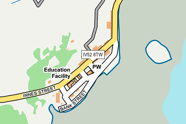 IV52 8TW map - OS OpenMap – Local (Ordnance Survey)