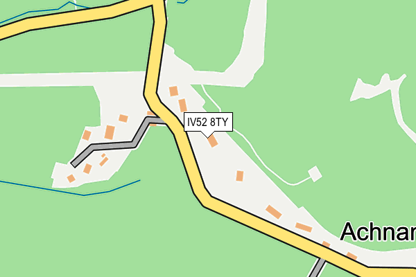 IV52 8TY map - OS OpenMap – Local (Ordnance Survey)