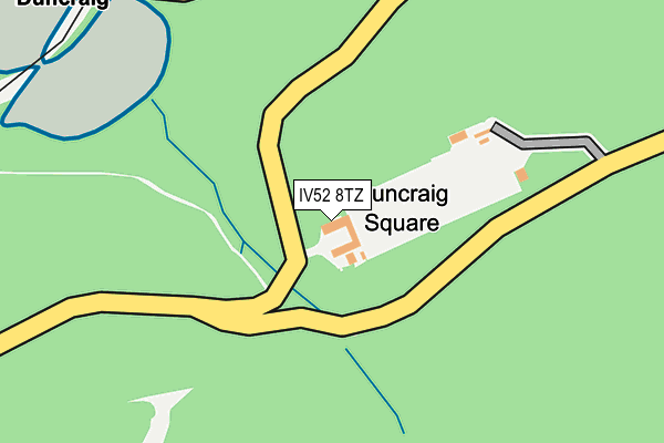 IV52 8TZ map - OS OpenMap – Local (Ordnance Survey)