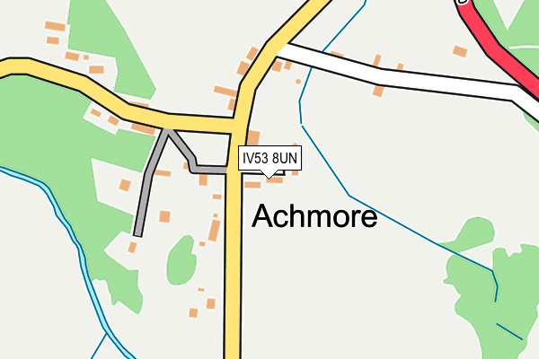 IV53 8UN map - OS OpenMap – Local (Ordnance Survey)