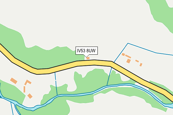 IV53 8UW map - OS OpenMap – Local (Ordnance Survey)