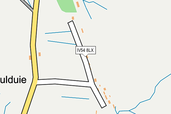 IV54 8LX map - OS OpenMap – Local (Ordnance Survey)