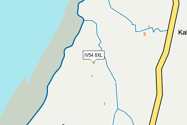 IV54 8XL map - OS OpenMap – Local (Ordnance Survey)