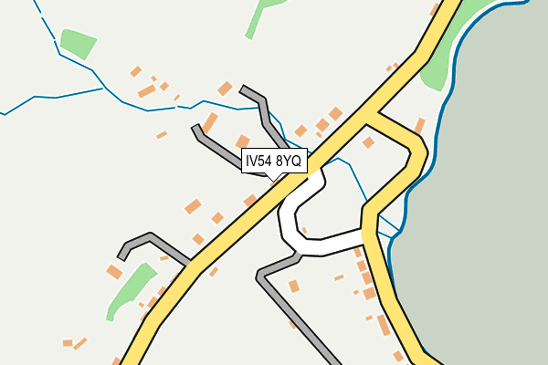 IV54 8YQ map - OS OpenMap – Local (Ordnance Survey)