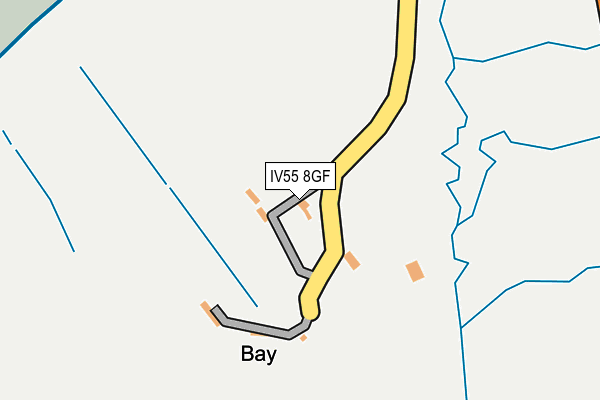 IV55 8GF map - OS OpenMap – Local (Ordnance Survey)