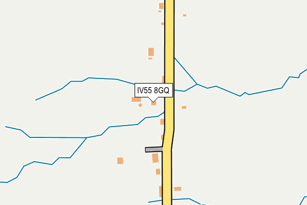 IV55 8GQ map - OS OpenMap – Local (Ordnance Survey)