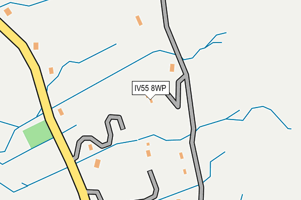IV55 8WP map - OS OpenMap – Local (Ordnance Survey)
