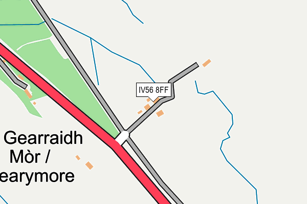 IV56 8FF map - OS OpenMap – Local (Ordnance Survey)