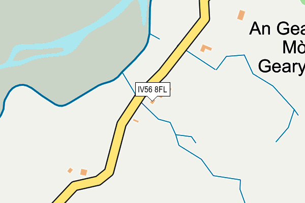 IV56 8FL map - OS OpenMap – Local (Ordnance Survey)