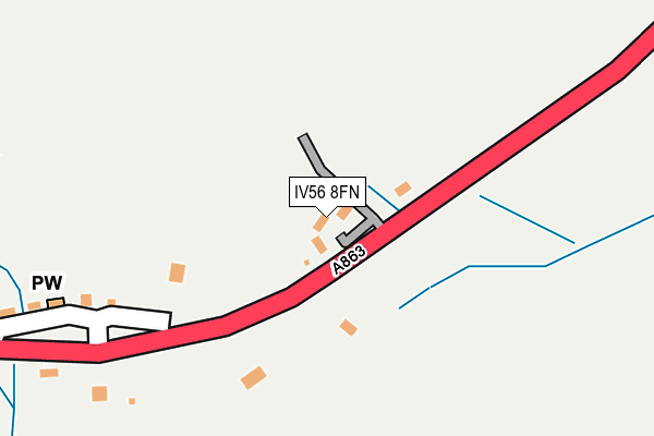 IV56 8FN map - OS OpenMap – Local (Ordnance Survey)