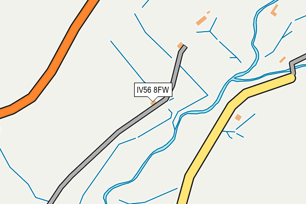 IV56 8FW map - OS OpenMap – Local (Ordnance Survey)