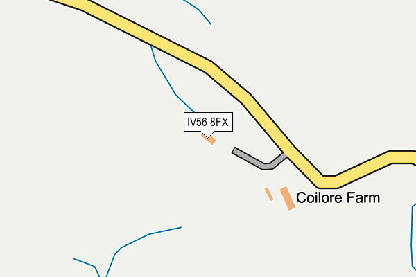 IV56 8FX map - OS OpenMap – Local (Ordnance Survey)