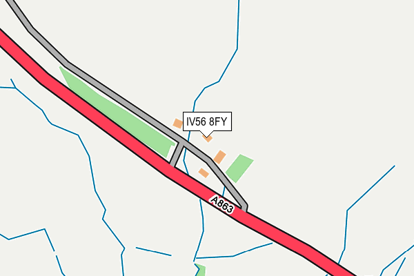IV56 8FY map - OS OpenMap – Local (Ordnance Survey)
