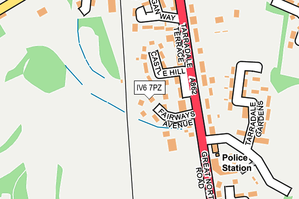 Map of AJF JOINERY LTD at local scale