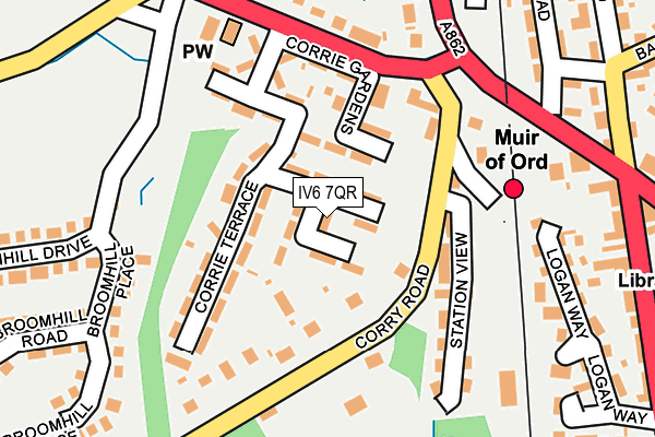 IV6 7QR map - OS OpenMap – Local (Ordnance Survey)