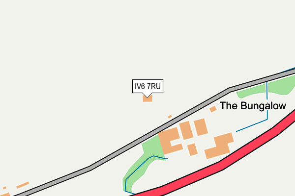 IV6 7RU map - OS OpenMap – Local (Ordnance Survey)