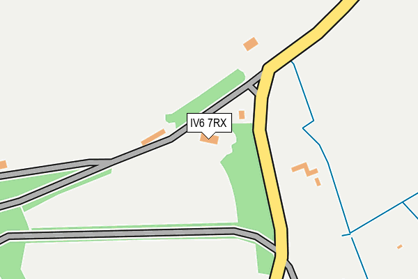 IV6 7RX map - OS OpenMap – Local (Ordnance Survey)