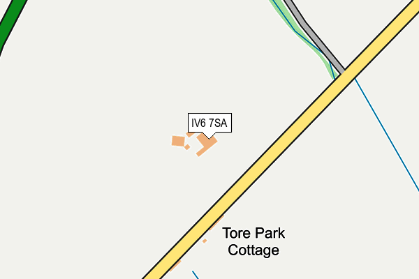 IV6 7SA map - OS OpenMap – Local (Ordnance Survey)