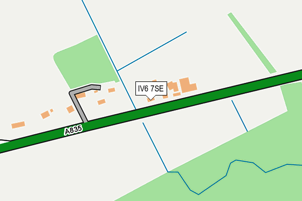 IV6 7SE map - OS OpenMap – Local (Ordnance Survey)