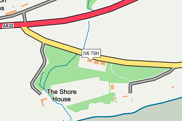 IV6 7SH map - OS OpenMap – Local (Ordnance Survey)