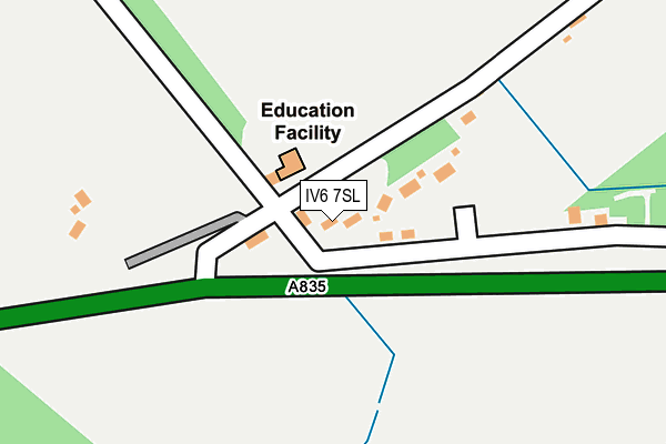 IV6 7SL map - OS OpenMap – Local (Ordnance Survey)