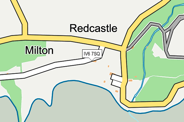 IV6 7SQ map - OS OpenMap – Local (Ordnance Survey)