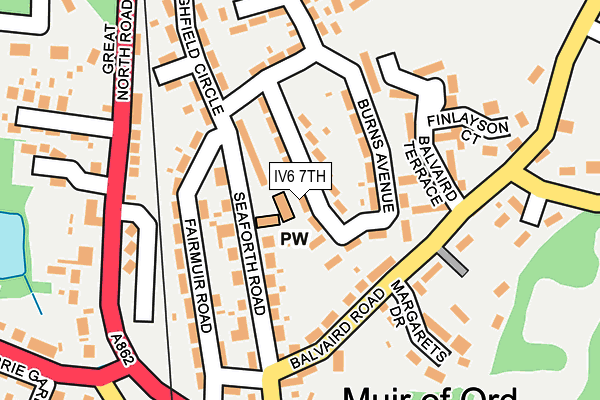 IV6 7TH map - OS OpenMap – Local (Ordnance Survey)