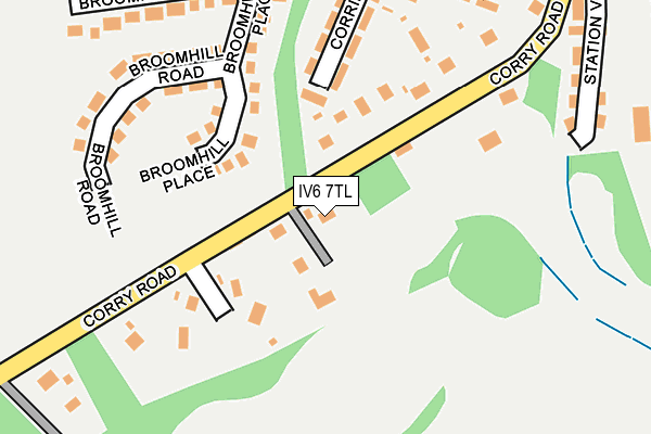 IV6 7TL map - OS OpenMap – Local (Ordnance Survey)