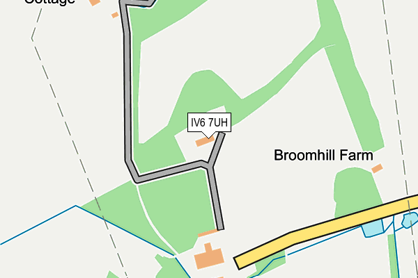 IV6 7UH map - OS OpenMap – Local (Ordnance Survey)