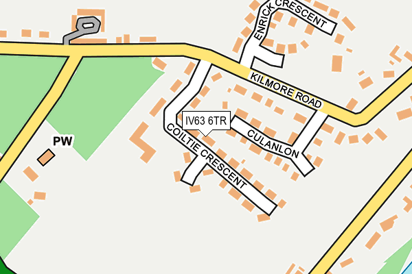 IV63 6TR map - OS OpenMap – Local (Ordnance Survey)