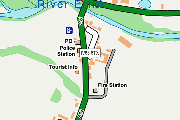 IV63 6TX map - OS OpenMap – Local (Ordnance Survey)