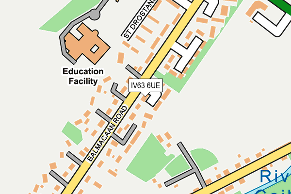 IV63 6UE map - OS OpenMap – Local (Ordnance Survey)