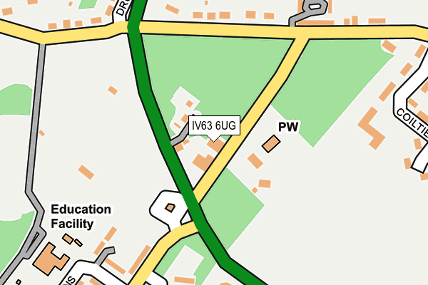 IV63 6UG map - OS OpenMap – Local (Ordnance Survey)