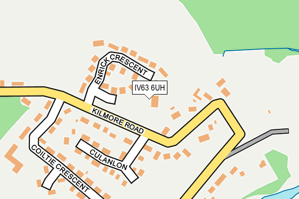 IV63 6UH map - OS OpenMap – Local (Ordnance Survey)