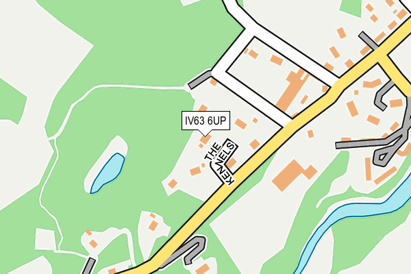 IV63 6UP map - OS OpenMap – Local (Ordnance Survey)