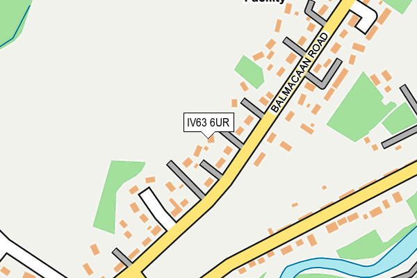 IV63 6UR map - OS OpenMap – Local (Ordnance Survey)