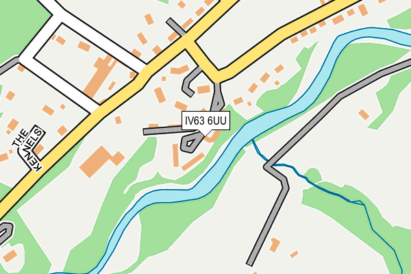 IV63 6UU map - OS OpenMap – Local (Ordnance Survey)