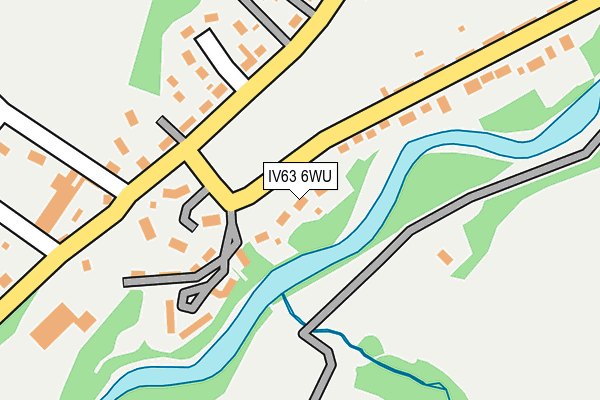 IV63 6WU map - OS OpenMap – Local (Ordnance Survey)