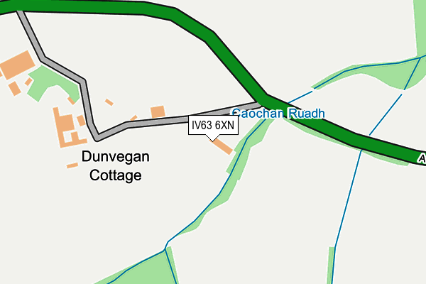 IV63 6XN map - OS OpenMap – Local (Ordnance Survey)