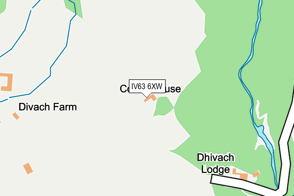 IV63 6XW map - OS OpenMap – Local (Ordnance Survey)