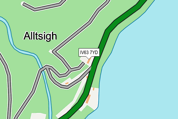 IV63 7YD map - OS OpenMap – Local (Ordnance Survey)