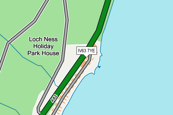 IV63 7YE map - OS OpenMap – Local (Ordnance Survey)