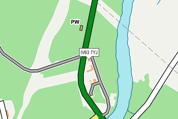 IV63 7YJ map - OS OpenMap – Local (Ordnance Survey)