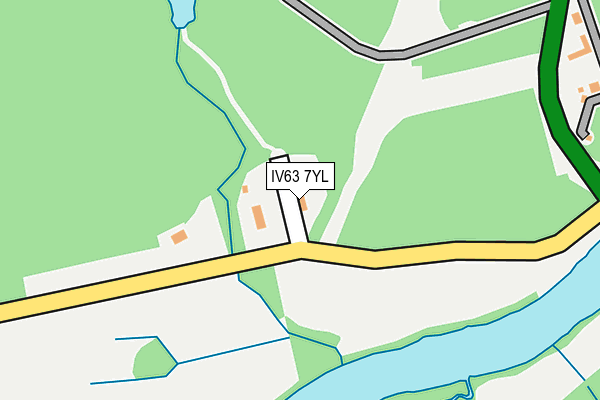 IV63 7YL map - OS OpenMap – Local (Ordnance Survey)